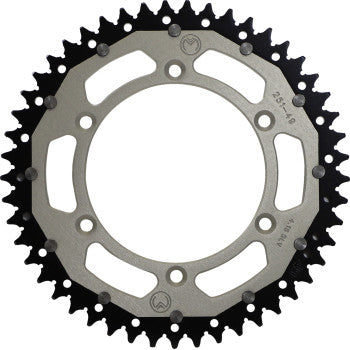 Moose Offroad Dual Sprocket Dual Sprocket - 49 Tooth - Silver - Yamaha