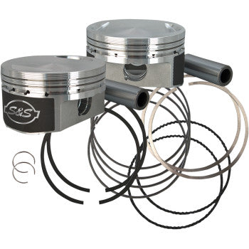 S&S Cycle Piston Kit for S&S Motor - 3.5625" - 1250cc Big Bore - 10.3:1 CR - XL