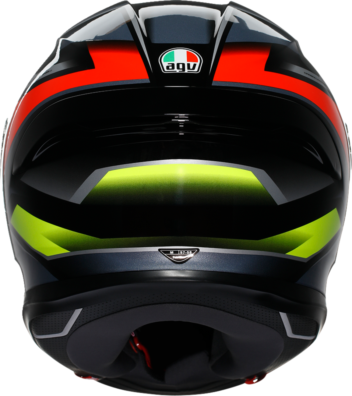 AGV K6 S Erazer Black/Red/Yellow Fluo Helmet
