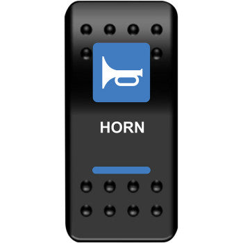 Moose Offroad Rocker Switch Rocker Switch - Horn - Blue