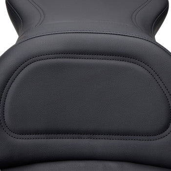 Saddlemen Seat - Explorer™ - Without Backrest - Stitched - Black - FLSTF '07-'17