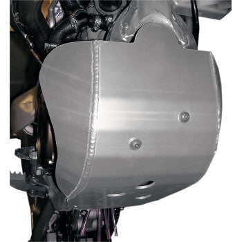 Moose Offroad Aluminum Skid Plate — Skid Plate Skid Plate - Silver - Kawasaki - KX 450 F/KLX 450 R