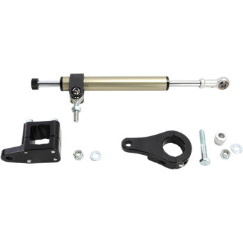 Moose Offroad 7-Way Steering Stabilizer — Non-Rebuildable Steering Stabilizer - Black - 7-Way