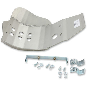 Moose Offroad Aluminum Skid Plate — Skid Plate Skid Plate - Silver - Honda - CRF 450 R/RX '17-'20