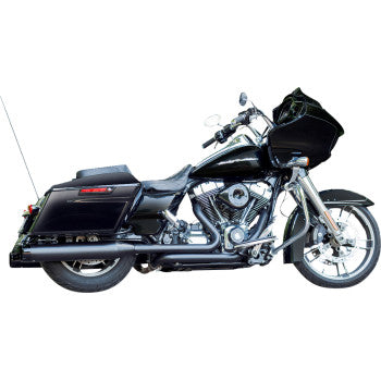 S&S Cycle 4-1/2" MK45 Performance Mufflers - Black with Black Thruster
