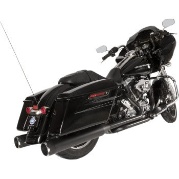S&S Cycle El Dorado Dual Exhaust System - Black - Black Thruster