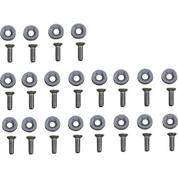 Moose Offroad Fender Washer Kit Fender Washer Kit - Silver