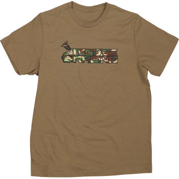 Moose Offroad Youth Camo T-Shirt Youth Camo T-Shirt - Tan