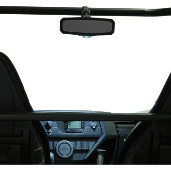 Moose Offroad UTV Mirror with LED Dome Light Mirror - Rear View w/LED Dome Light - Black - UTV