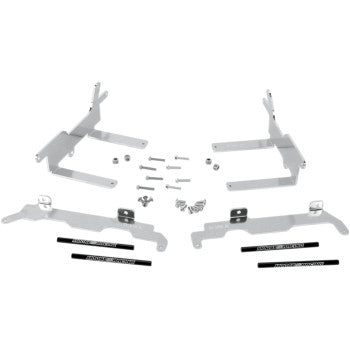 Moose Offroad Radiator Braces Radiator Braces - Silver - Honda