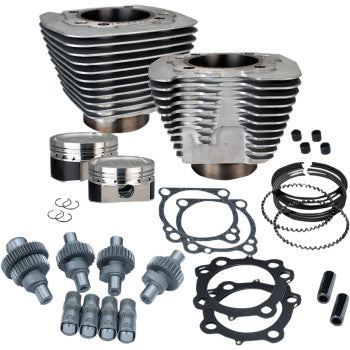 S&S Cycle Hooligan Kit - 883 cc to 1200 cc - Silver Powdercoat - Sportster