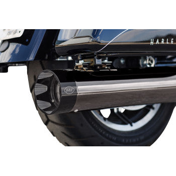 S&S Cycle 2-into-1 Lava Chrome Sidewinder® Exhaust System - Race Only