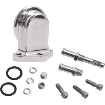 S&S Cycle Oil Filter Mounting Bracket Kit - Polished