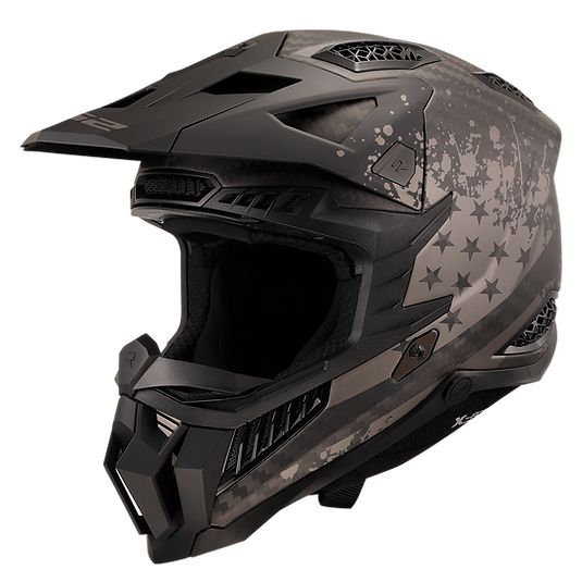 LS2 BLACK FLAG - MATTE BLACK - X-Force Carbon Helmet