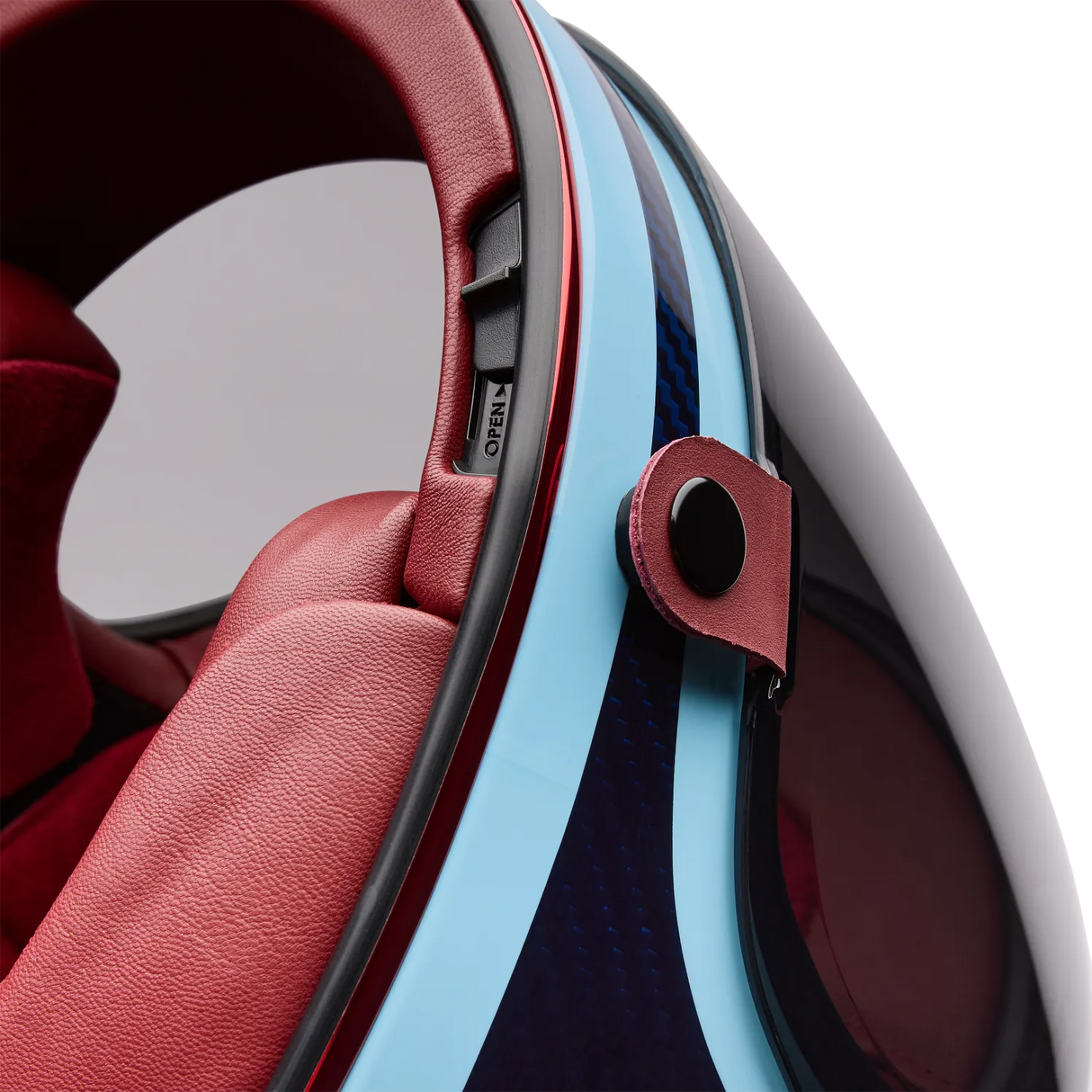 Bell Bullitt GT Carbon Blue Helmet