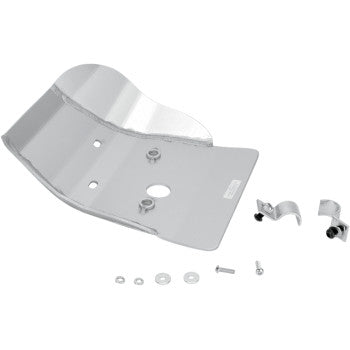 Moose Offroad Aluminum Skid Plate — Skid Plate Skid Plate - Silver - Honda - CRF150F