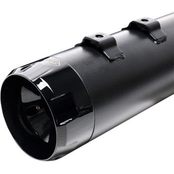 S&S Cycle 4-1/2" MK45 Performance Mufflers - Black with Black Thruster