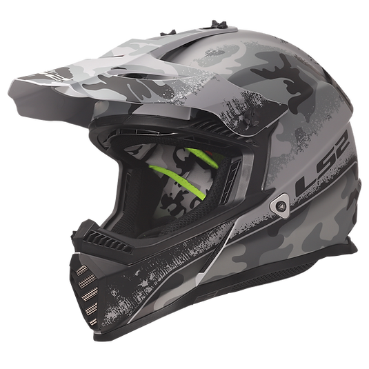 LS2 CARBINE - MATTE TONAL GRAY/BLACK - Gate Youth Helmet