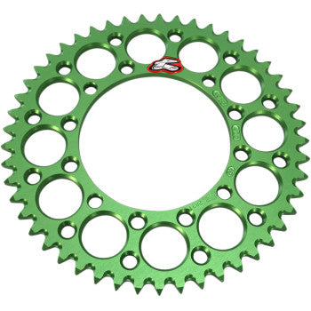 RENTHAL Ultralight Rear Sprocket - 49 Tooth - Green - Kawasaki