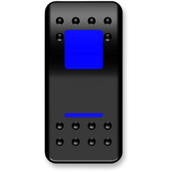 Moose Offroad Rocker Switch Rocker Switch - On/Off - Blue
