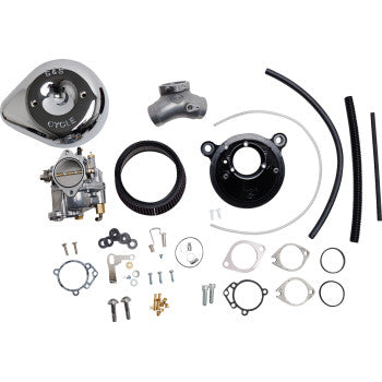S&S Cycle Super E Carburetor with Stealth Air Cleaner Kit - Chrome - Twin Cam