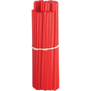 Moose Offroad Spoke Skins - Red - 21" - 80 Pack