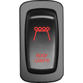 Moose Offroad Low-Profile Switch Switch - Roof Light - Red
