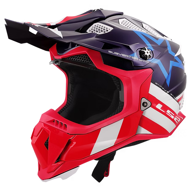 LS2 CONSTELLATION - GLOSS RED/WHITE/BLUE - Subverter EVO Helmet