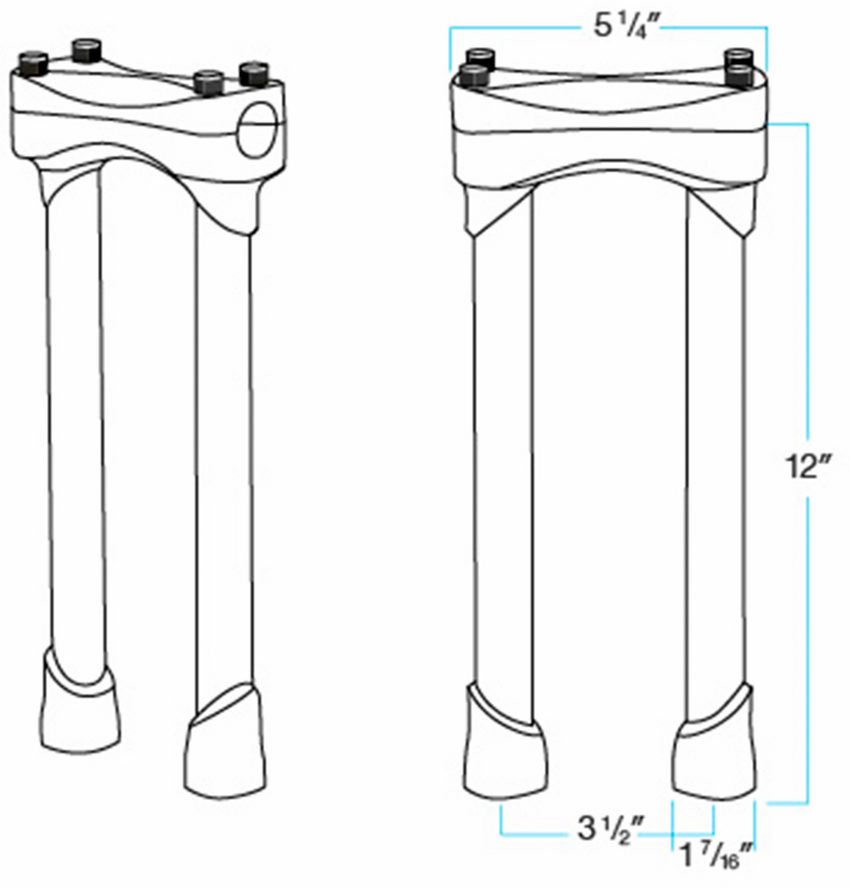 Murdock Handlebar Risers