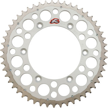 RENTHAL Twinring™ Rear Sprocket - 51 Tooth - Silver - Yamaha