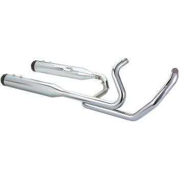 S&S Cycle El Dorado Dual Exhaust System - Chrome - Black Thruster