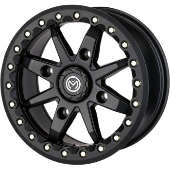 Moose Offroad 544X Beadlock Wheel Wheel - 544X Beadlock - Front/Rear - Black - 14x7 - 4/136 - 5+2