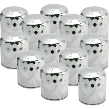 S&S Cycle Oil Filters - Chrome - 12-Pack - Harley-Davidson