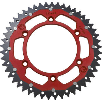 Moose Offroad Dual Sprocket Dual Sprocket - 49 Tooth - Red - Honda
