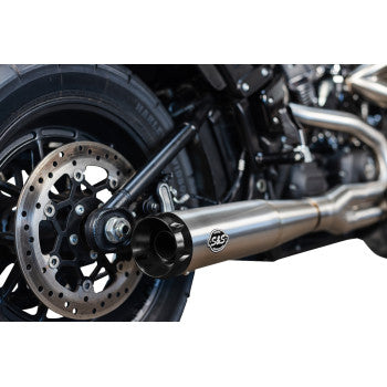 S&S Cycle 2-into-1 Superstreet Exhaust System - 50 State - M8 Softail - Stainless Steel