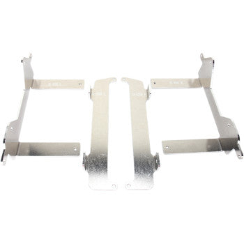 Moose Offroad Radiator Braces Radiator Braces - Silver - Yamaha