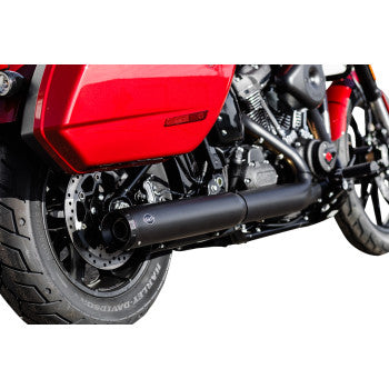 S&S Cycle Grand National Slip-On Muffler - 50 State - 4" Black - M8 Softail