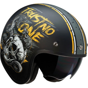 Z1R Saturn Helmet - Trust No One - Black/Yellow MEDIUM