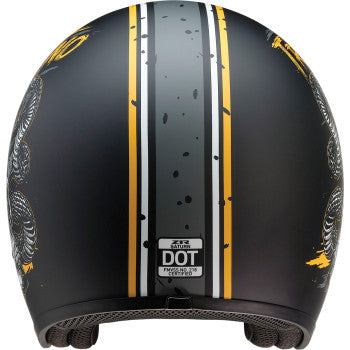 Z1R Saturn Helmet - Trust No One - Black/Yellow MEDIUM