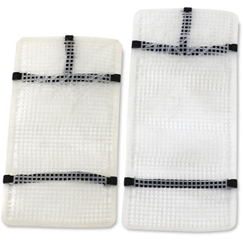 Moose Offroad Radiator Mud Cover Mud Radiator Cover - White - Suzuki