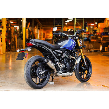 S&S Cycle Grand National Slip-On Muffler - Stainless Steel - Speed 400 & Scrambler 400
