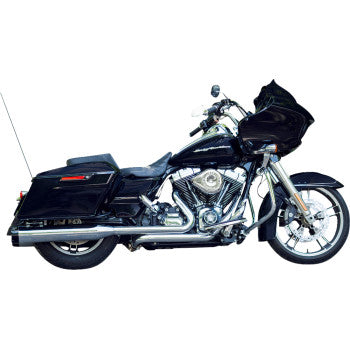 S&S Cycle 4-1/2" MK45 Performance Mufflers - Chrome with Black Thruster