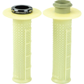 RENTHAL MX R-Works Lock-On Grips - Aramid - Taper Half Waffle