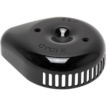 S&S Cycle Stealth Air Cleaner Cover - Slasher - Black