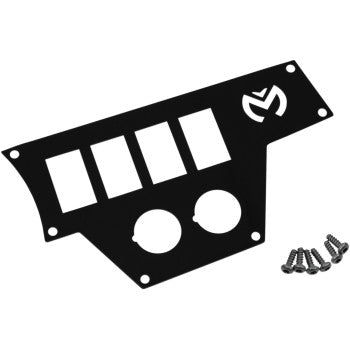 Moose Offroad Dash Plate for RZR Dash Plate - Large - Right - Black