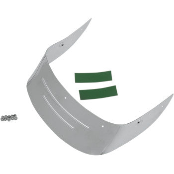 Rear Fender Skirt — Embossed Ribs