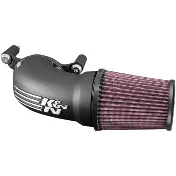 K & N Aircharger® Intake System with Cast Aluminum Intake Tube - Satin Black