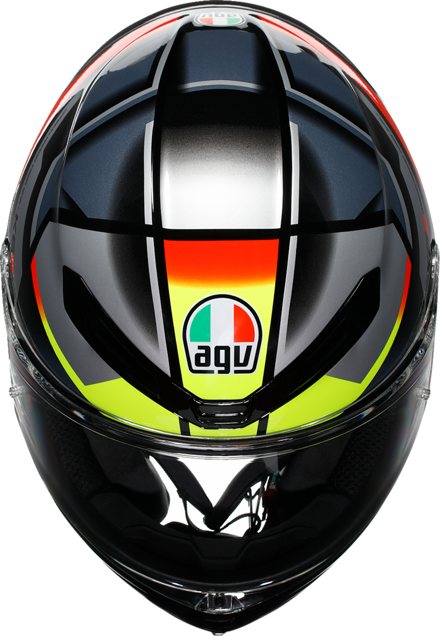 AGV K6 S Erazer Black/Red/Yellow Fluo Helmet