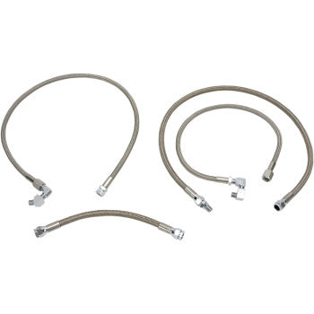 Stainless Steel Braided Oil Line Kit