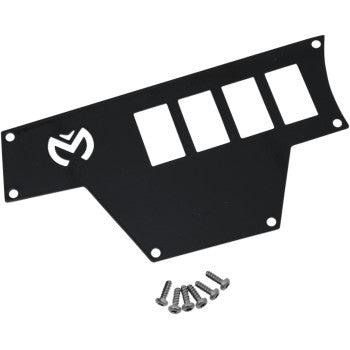 Moose Offroad Dash Plate for RZR Dash Plate - Large - Left - Black